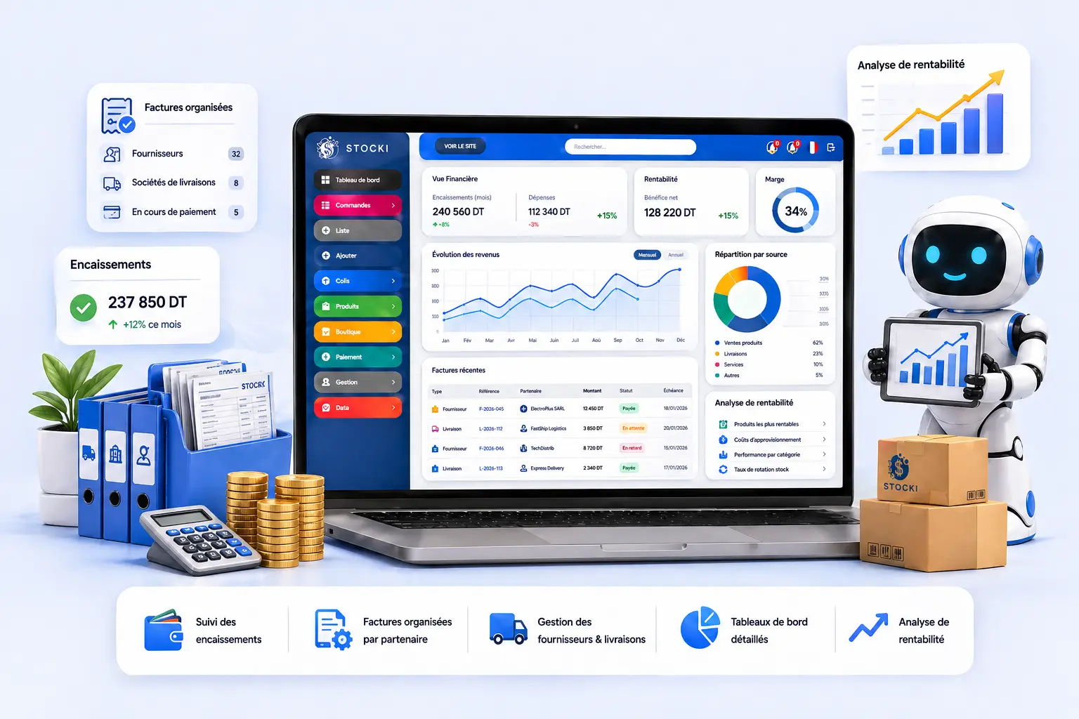 Suivi financier avancé