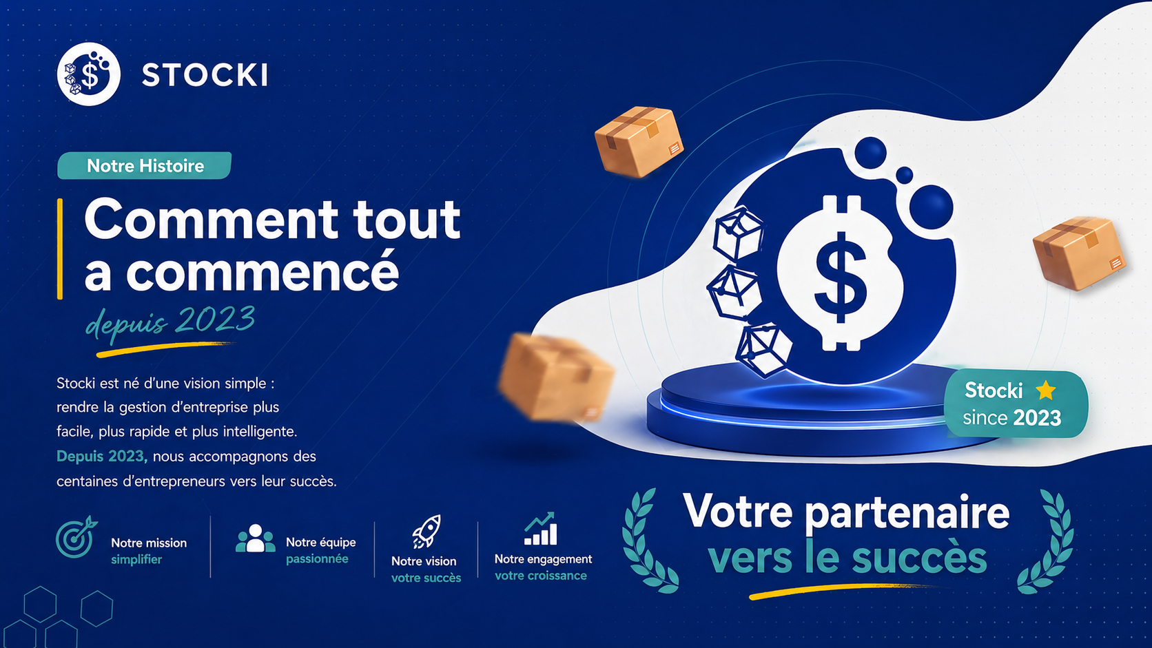 Application mobile Stocki pour gérer une boutique en ligne et suivre les commandes